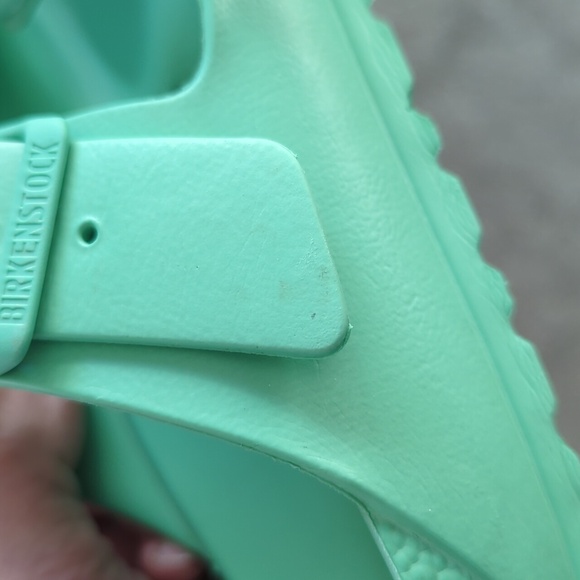 Birkenstock Arizona Green EVA Sandals - Picture 9 of 11